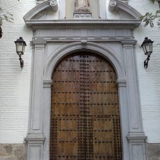 Portada barroca. Iglesia del Monasterio de la Concepción. Albaicín. Foto: Francisco López
