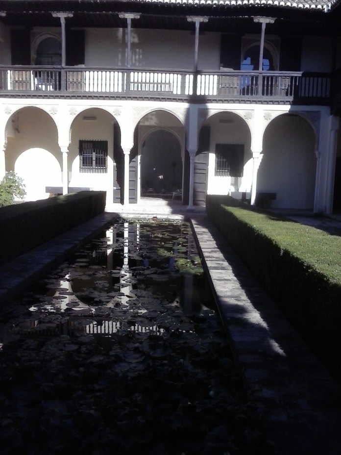 Alberca y patio de las Casas del Chapiz. Albaicín. Foto: Francisco López