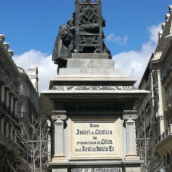 Monumento a Isabel la Católica. Plaza Isabel la Católica. Granada. Foto: Francisco López