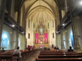 Interior de la Iglesia del Sagrado Corazón "Jesuitas". Gran Vía. Granada. Foto: Francisco López