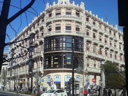 Edificio el Americano. Gran Vía. Granada. Foto: Francisco López