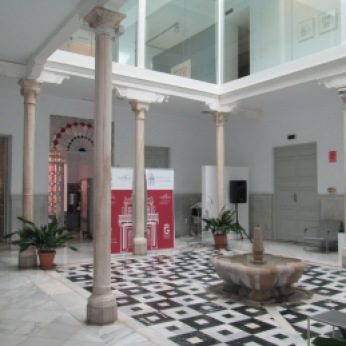 Patio. Palacio de los Condes de Gabia. ealejo. Foto: Francisco López