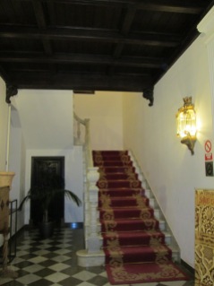 Carmen de los Mártires. Escalera del palacete. Granada. Foto: Francisco López